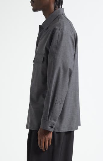 ジャケット・アウター LEMAIRE LIGHT FELTED WOOL LONG OVERSHIRT Light Tailored Overshirt – La Garçonne