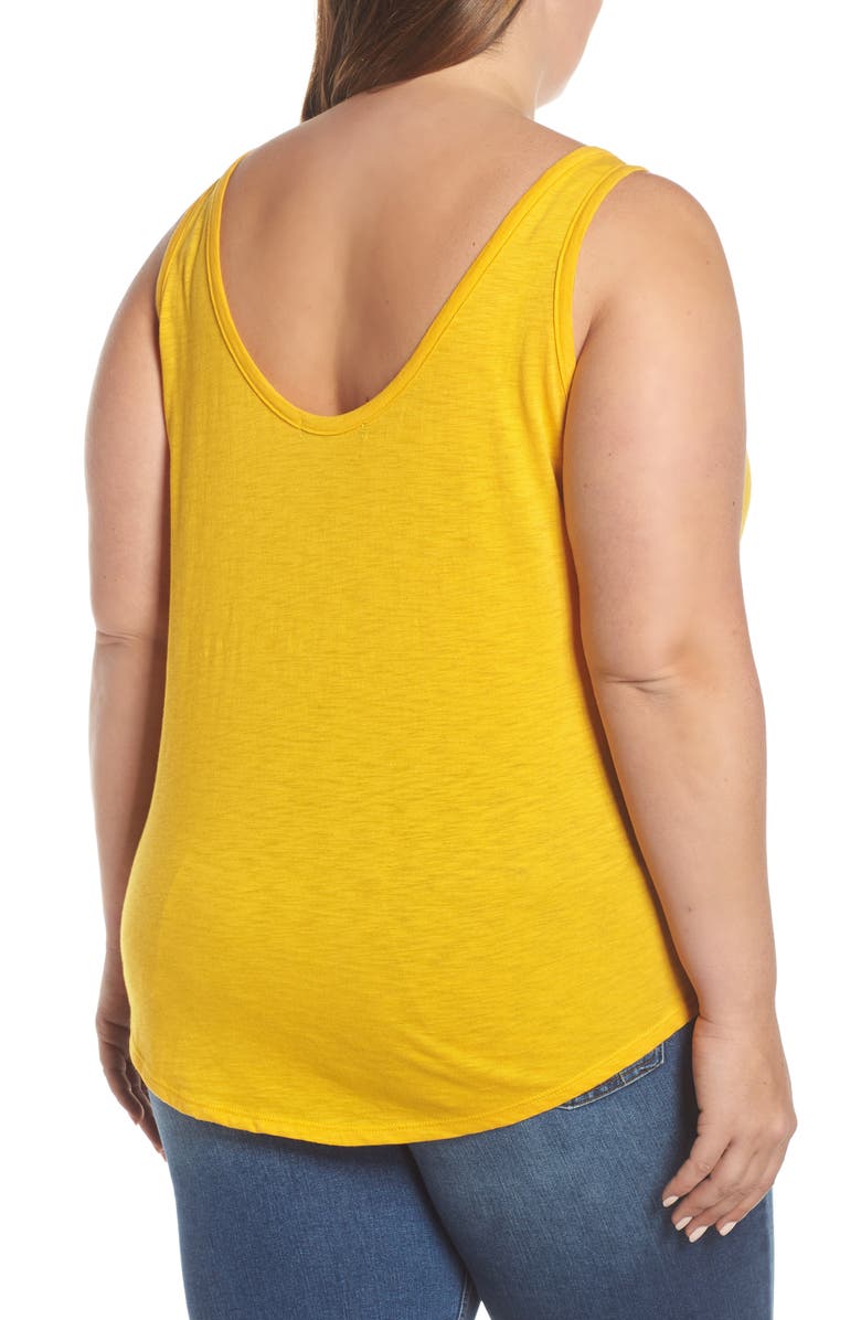 GIBSONLOOK Gibson x Hi Sugarplum! Summerland Scoop Neck Pocket Tank Top, Alternate, color, 
