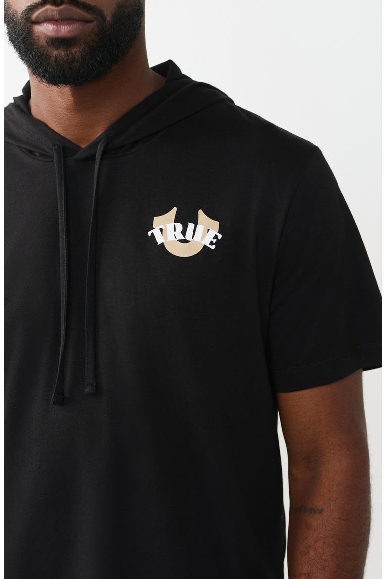 Circular Hoodie T-Shirt, Alternate, color, JET BLACK