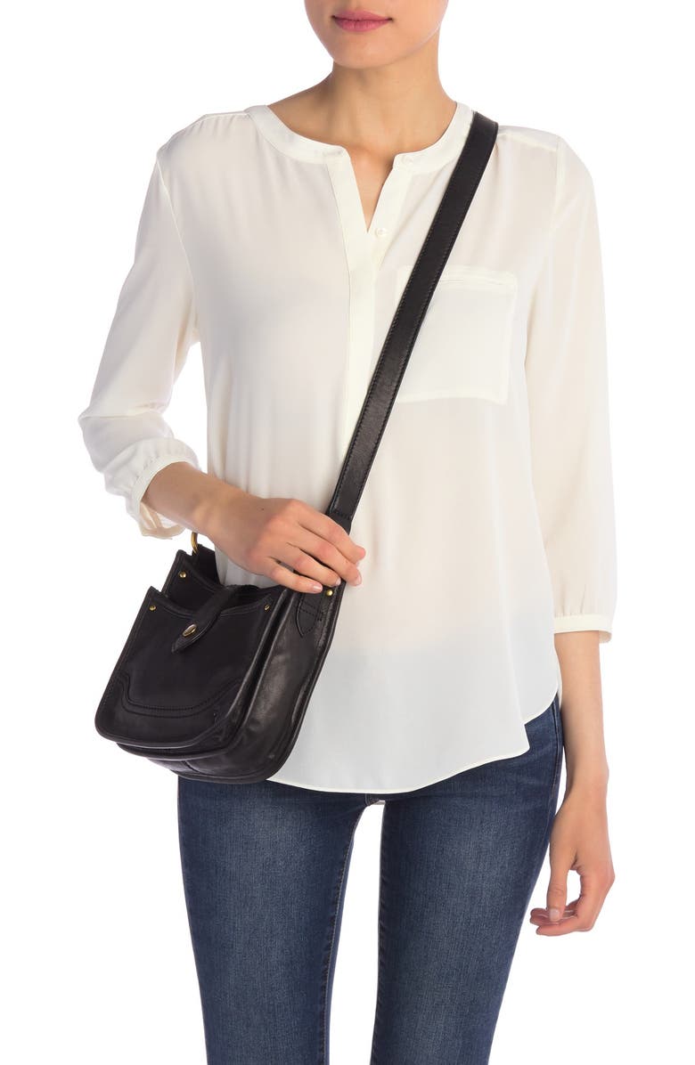 Frye Madison North South Leather Mini Crossbody Bag, Alternate, color,