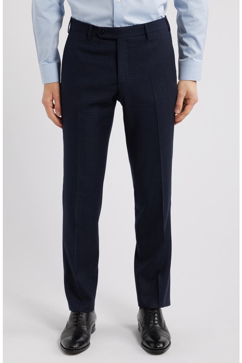 Parker Wool Trousers, Main, color, NAVY