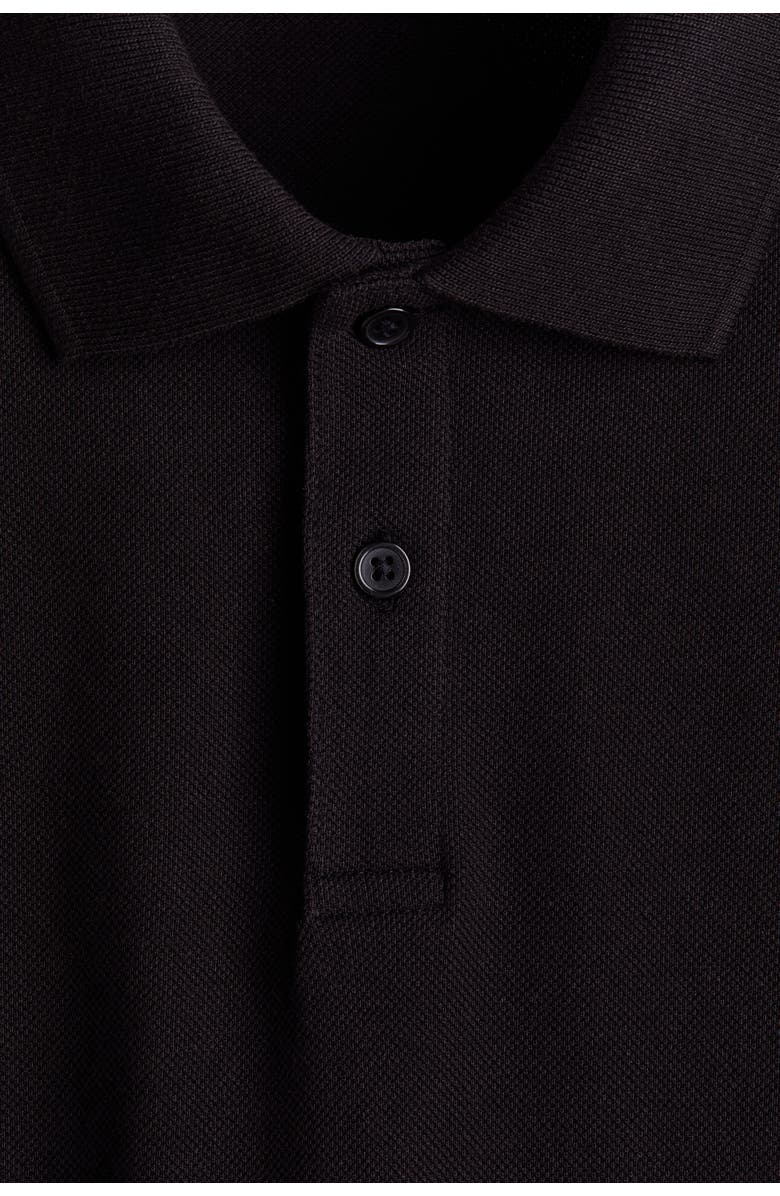 H&M 3-pack Regular Fit Polo Shirts, Alternate, color, White/Black