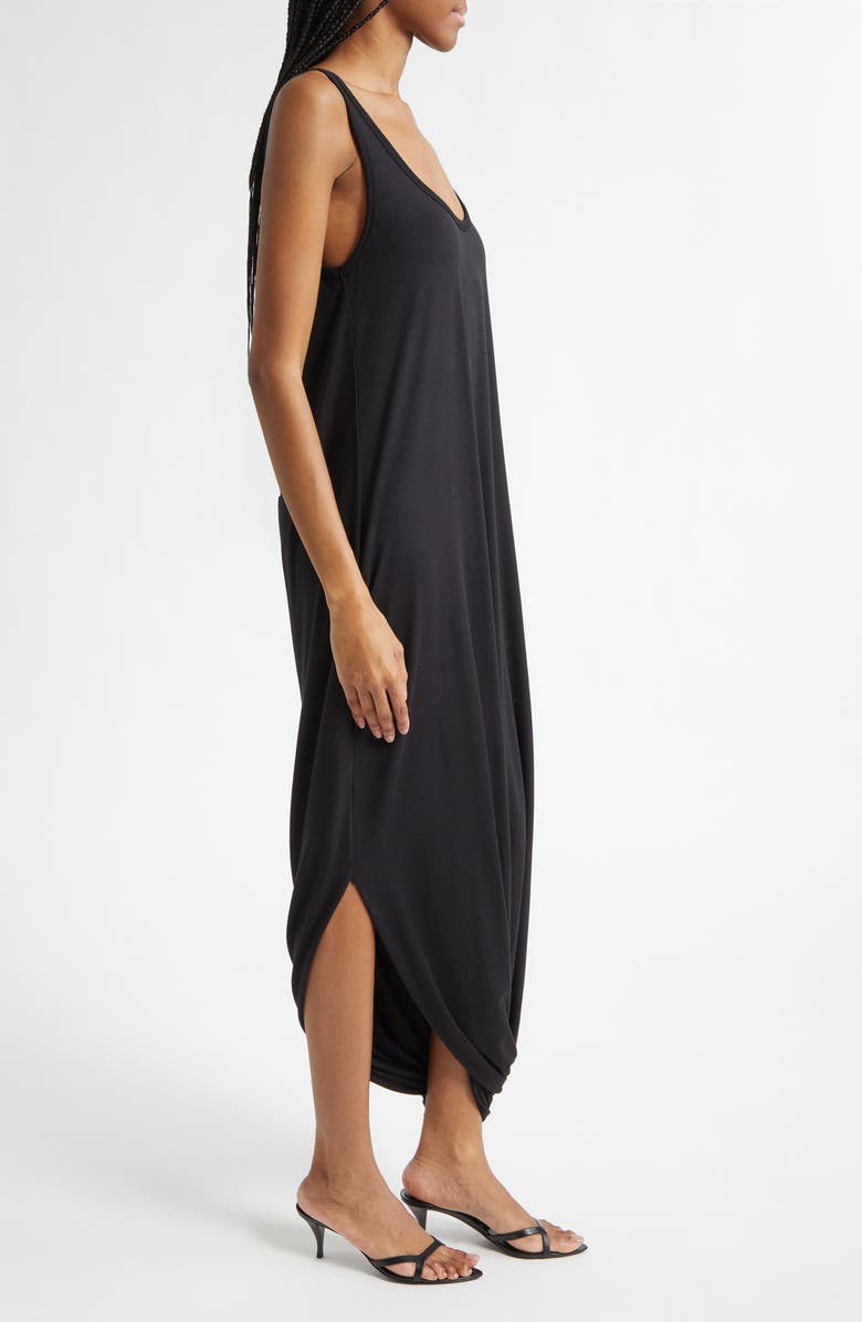 Ramy Brook Ellison Knot Hem Tank Dress, Alternate, color, Black
