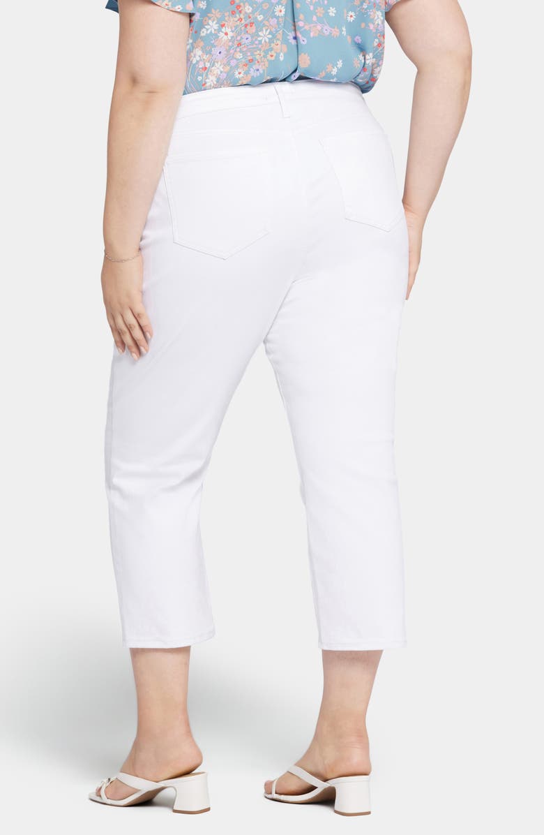 NYDJ Piper Cool Embrace<sup>®</sup> Relaxed Crop Straight Leg Jeans, Alternate, color, Optic White