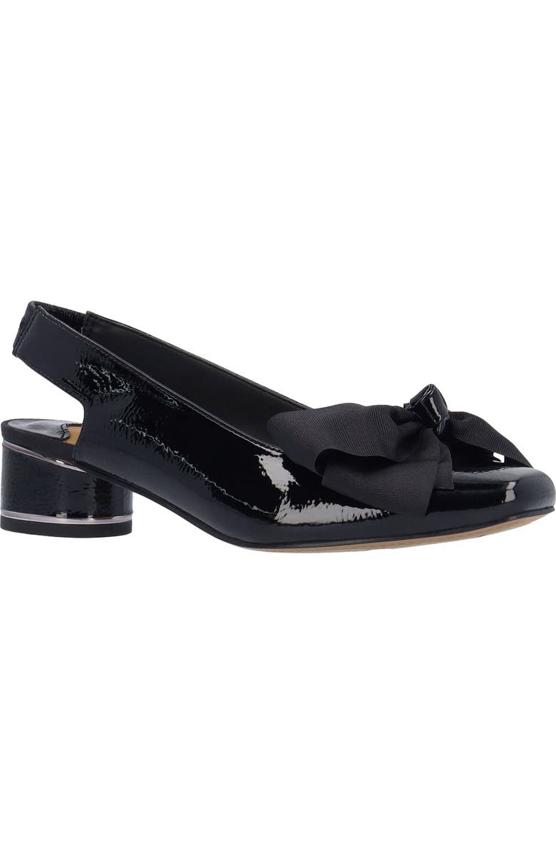 J. Reneé Lazule Slingback Pump, Main, color, Black