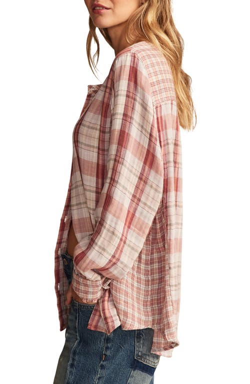 Lucky Brand Plaid Cotton Button-up Shirt