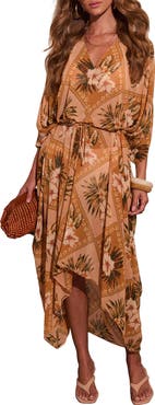 VICI Collection Shoreline Haze High-Low Maxi Dress