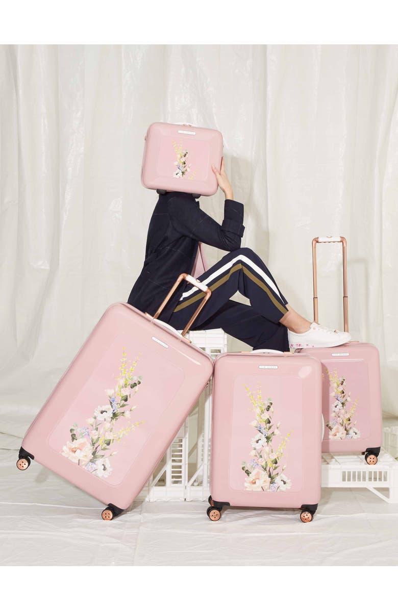 Ted Baker London Small Elegant Print 21-Inch Spinner Carry-On, Alternate, color,