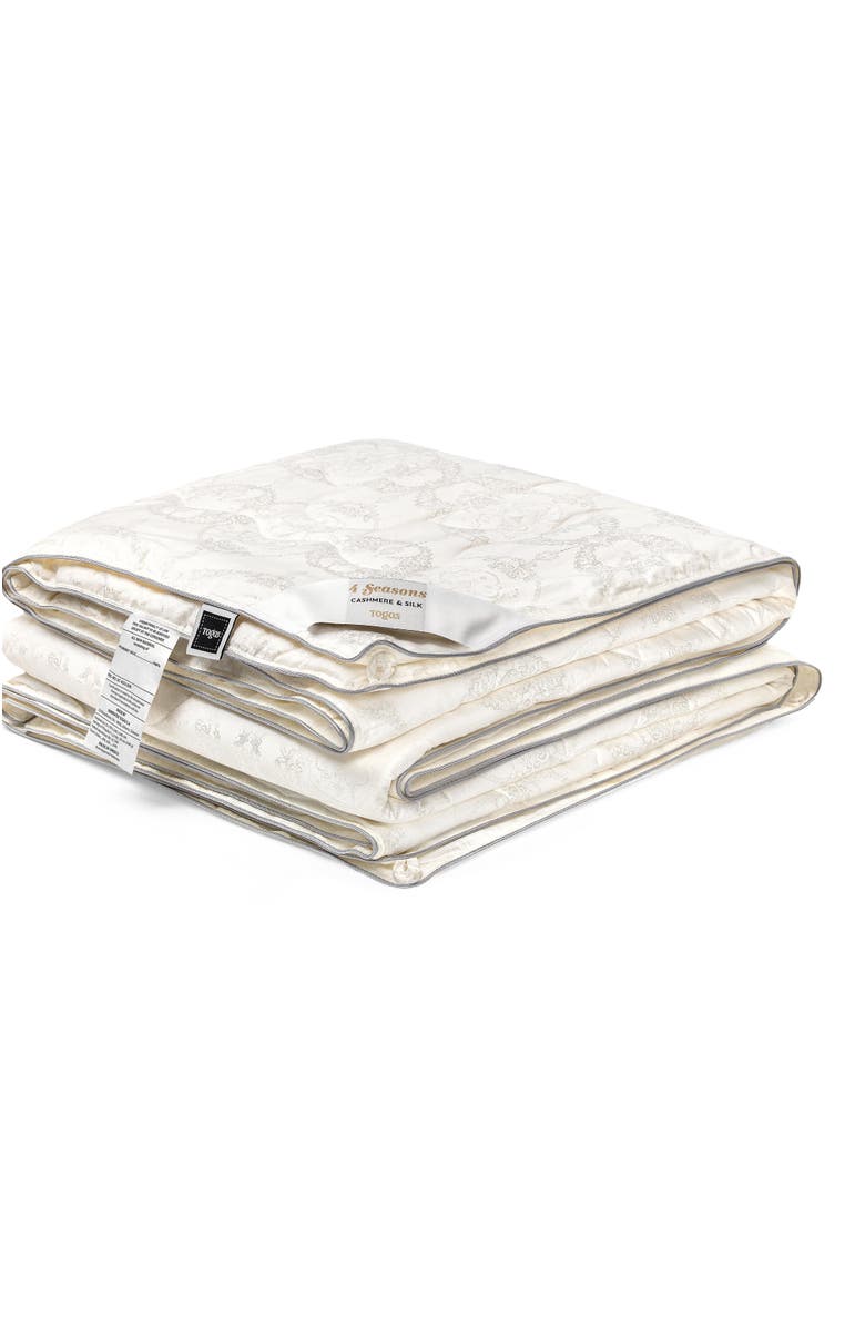 Togas 4 seasons cashmere silk comforter, Alternate, color, White