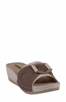 GC SHOES Ellen Platform Wedge Slide Sandal