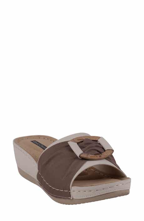 GC SHOES Ellen Platform Wedge Slide Sandal