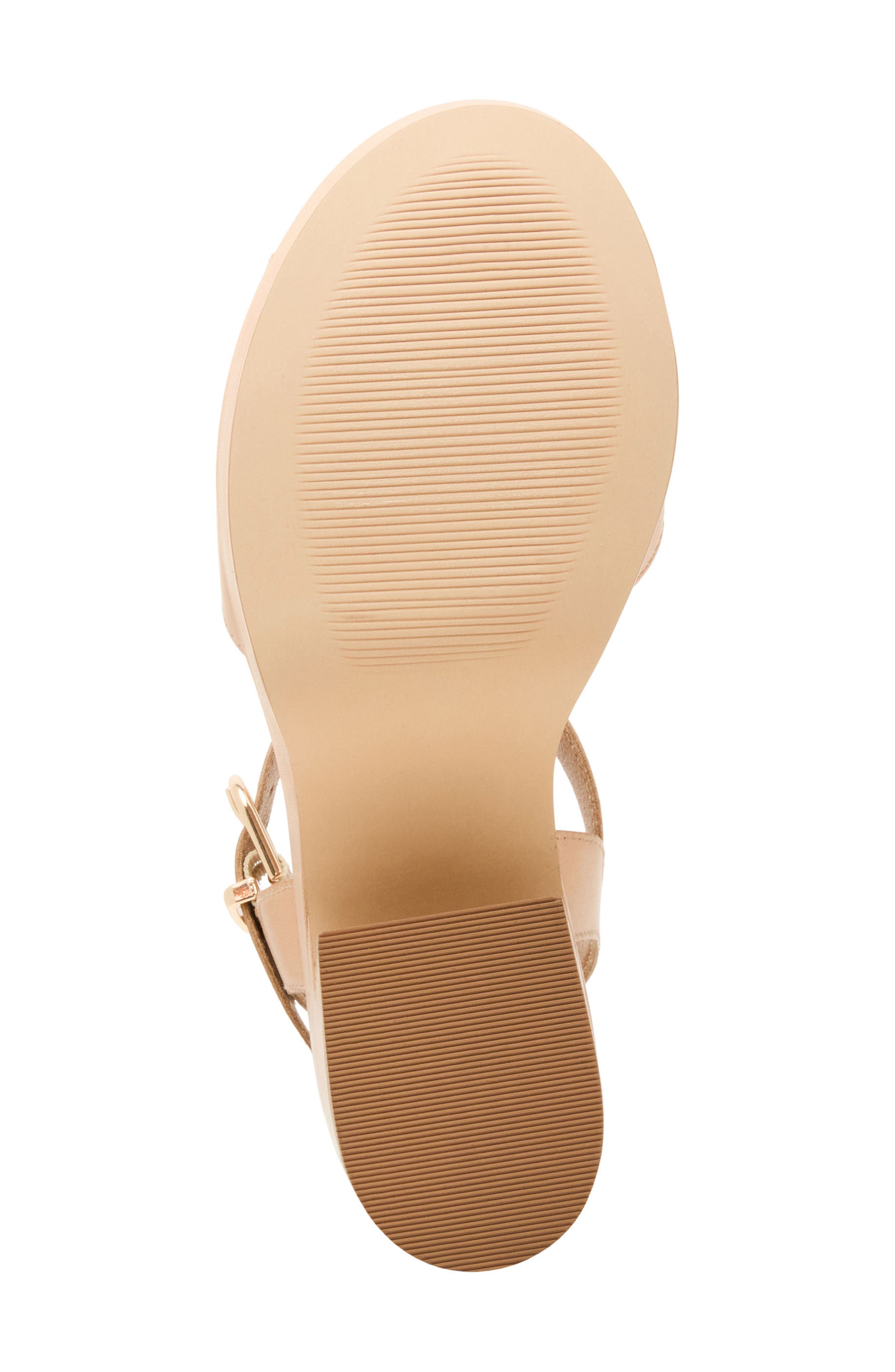 Mika Ankle Strap Pump, Alternate, color, ALMOND LEATHER