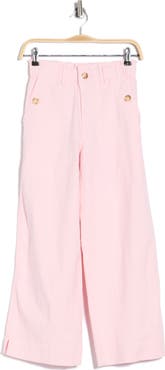 Democracy Wide Leg Ankle Crop Pants