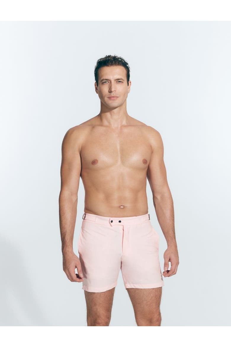 Jack - Men Swim Shorts, Alternate, color, Light/Pastel Pink