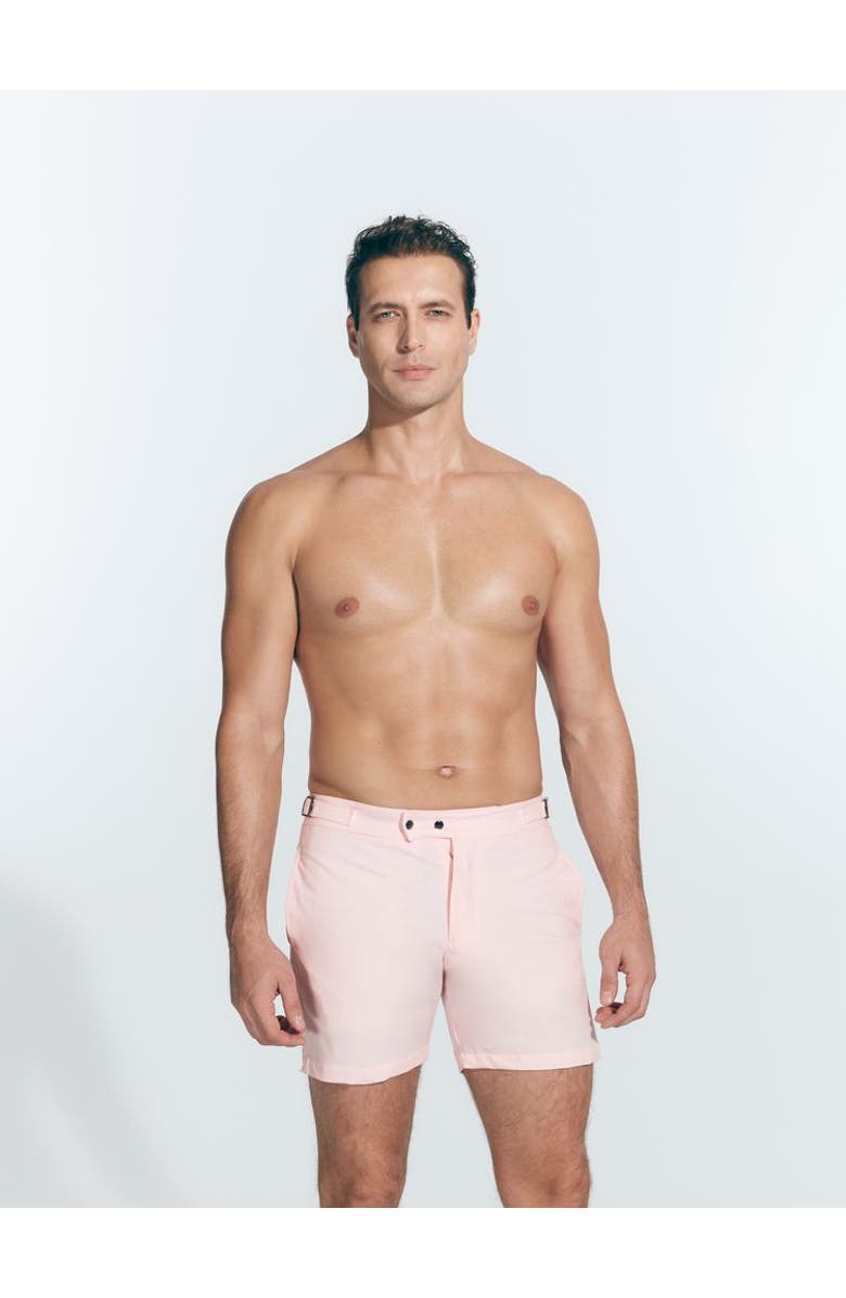 Moeva Jack - Men Swim Shorts, Main, color, Light/Pastel Pink