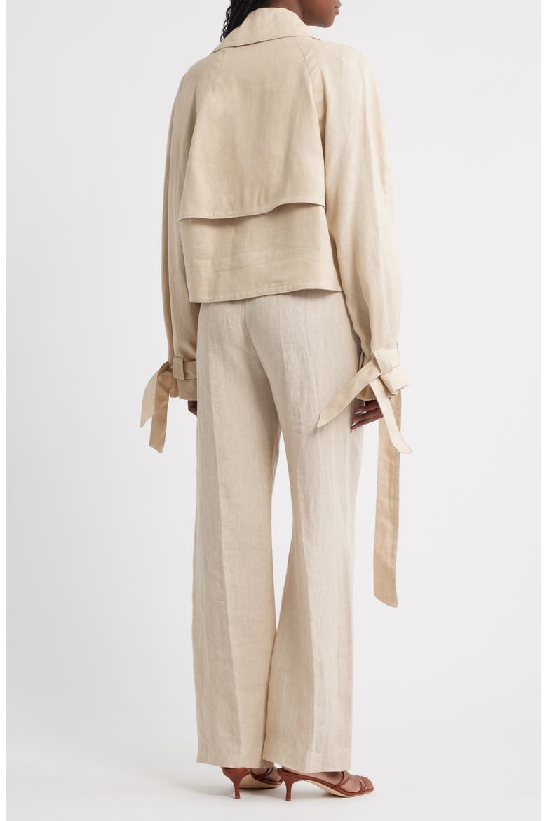 Sahara Tie Waist Jacket, Alternate, color, LIGHT/ PASTEL GREY