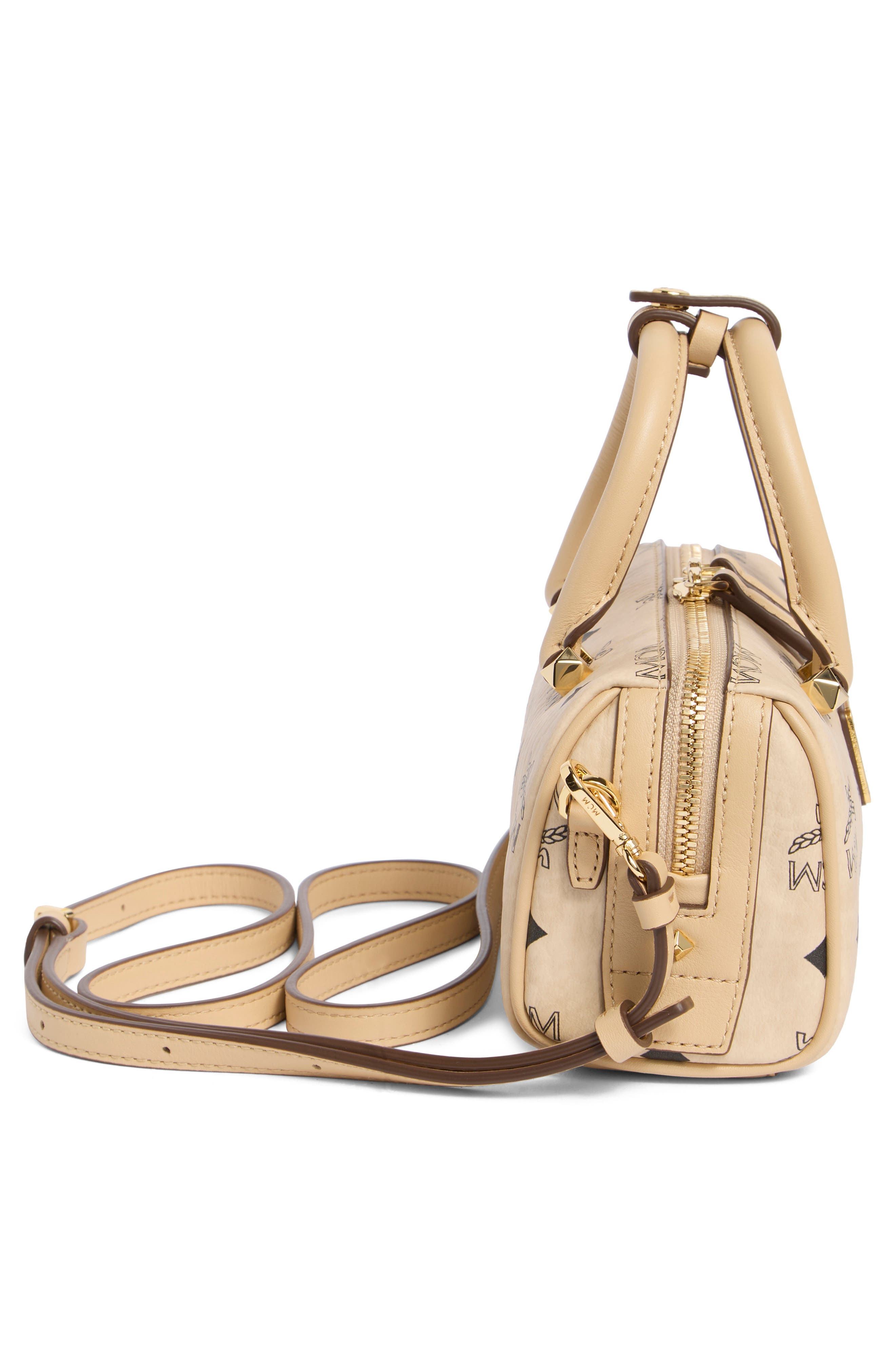 MCM Ella Boston Mini Bag, Alternate, color, 