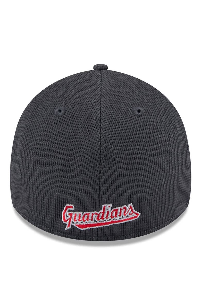 New Era Men's New Era  Gray/Red Cleveland Guardians 2025 Batting Practice 39THIRTY Flex Hat, Alternate, color, 