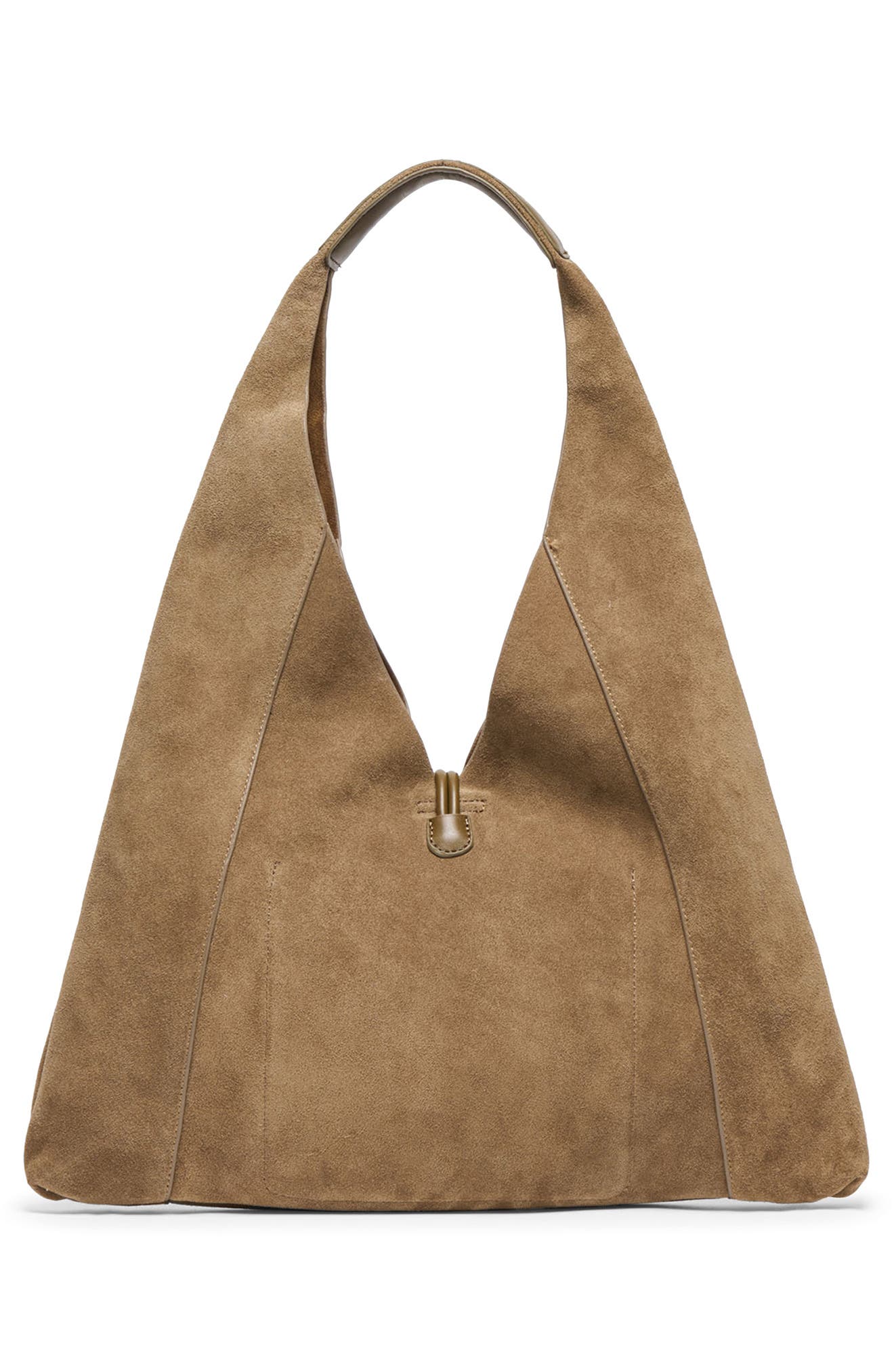 Dolce Vita Malin Suede Hobo Bag, Alternate, color, Olive