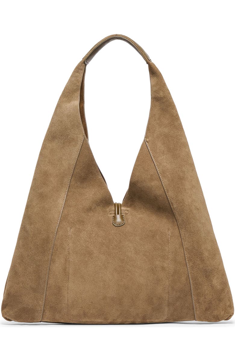 Dolce Vita Malin Suede Hobo Bag, Alternate, color, Olive