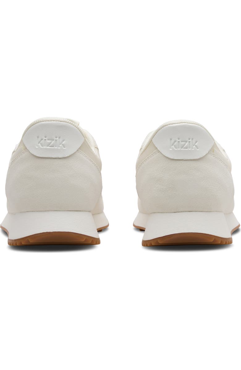 Kizik Siena Lace-Up Walking Sneaker, Alternate, color, Pristine/Bright White