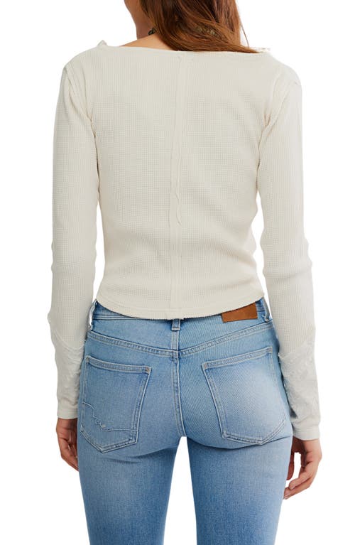 Free People Butterfly Thermal Top In Multi