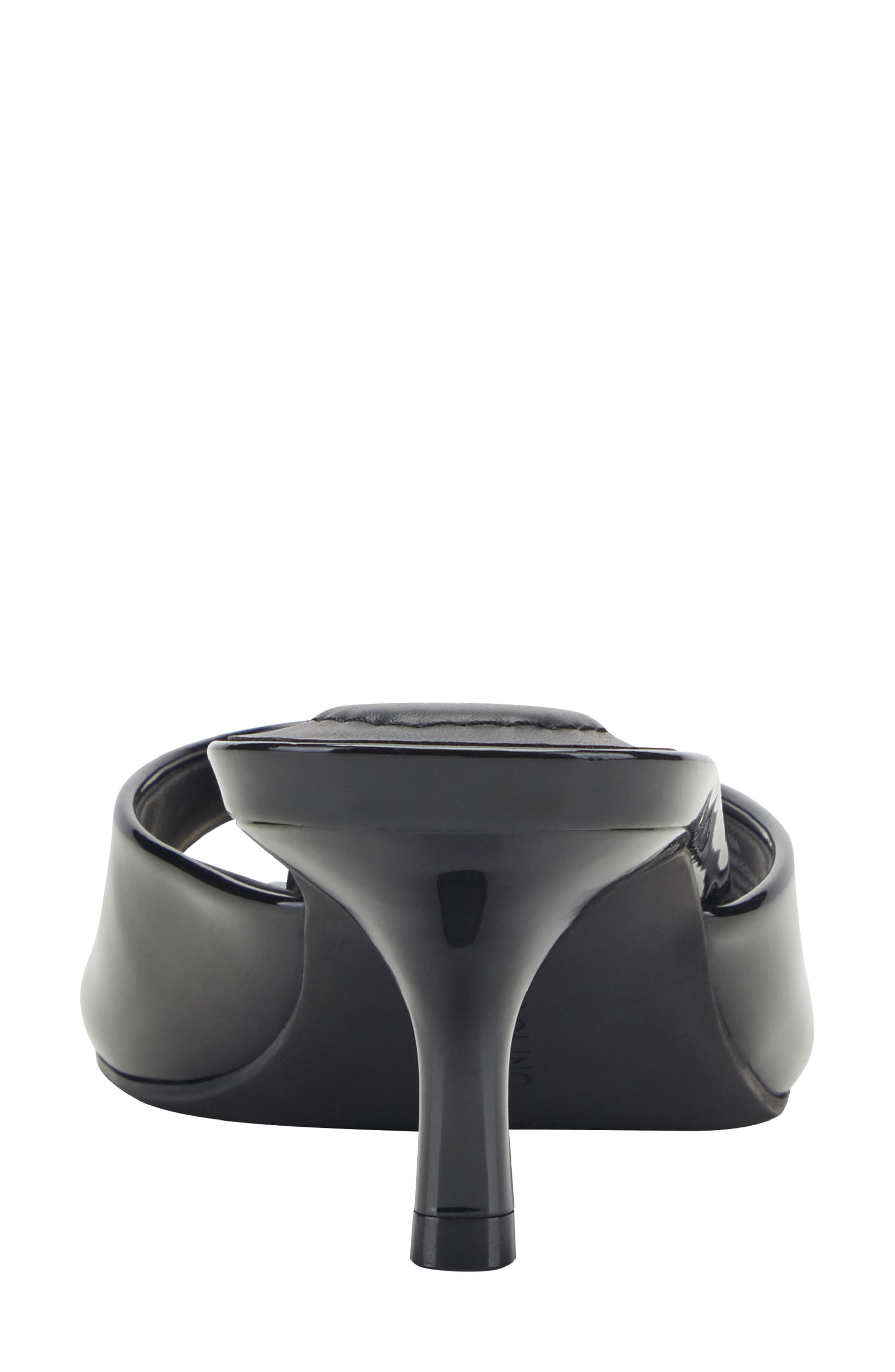 Bandolino Meegin Kitten Heel Slide Sandal, Alternate, color, Black