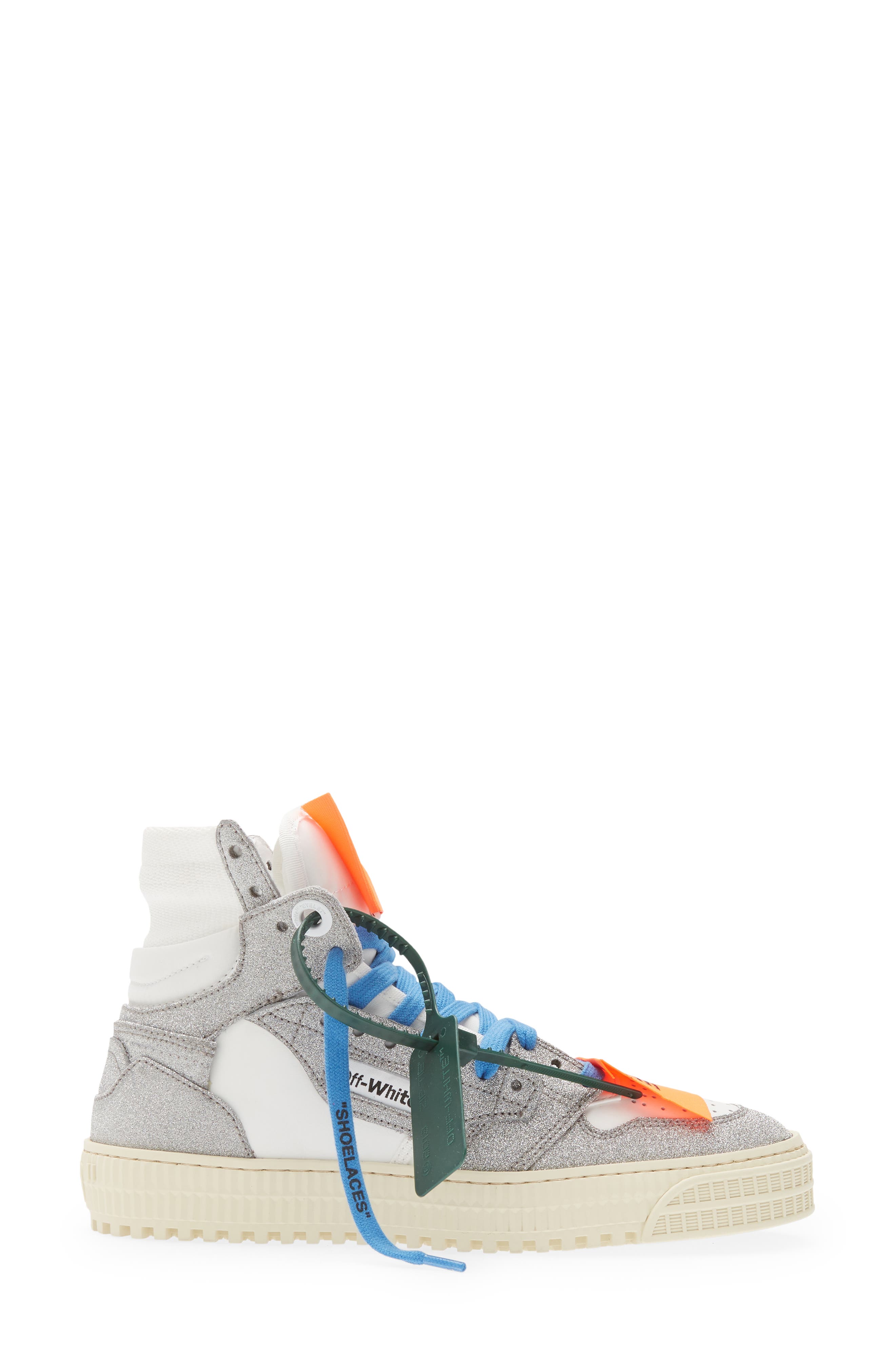 Off-White Off Court 3.0 Glitter High Top Sneaker, Alternate, color, 
