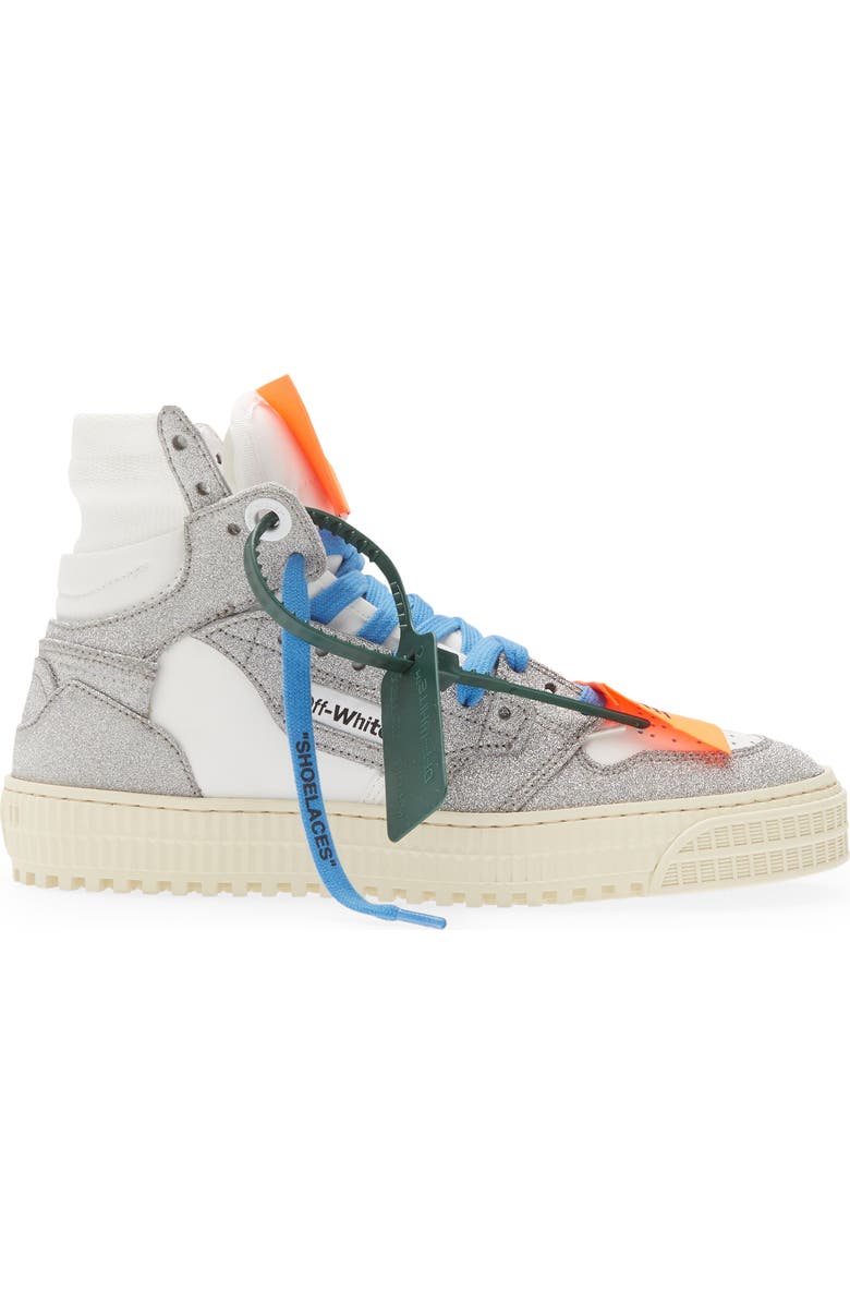 Off-White Off Court 3.0 Glitter High Top Sneaker, Alternate, color,