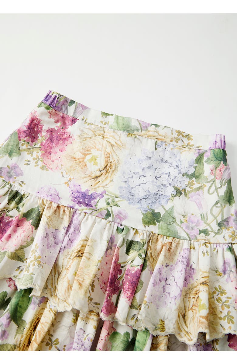 Marlo Kids Seraphina Cotton Mini Skirt, Alternate, color, 