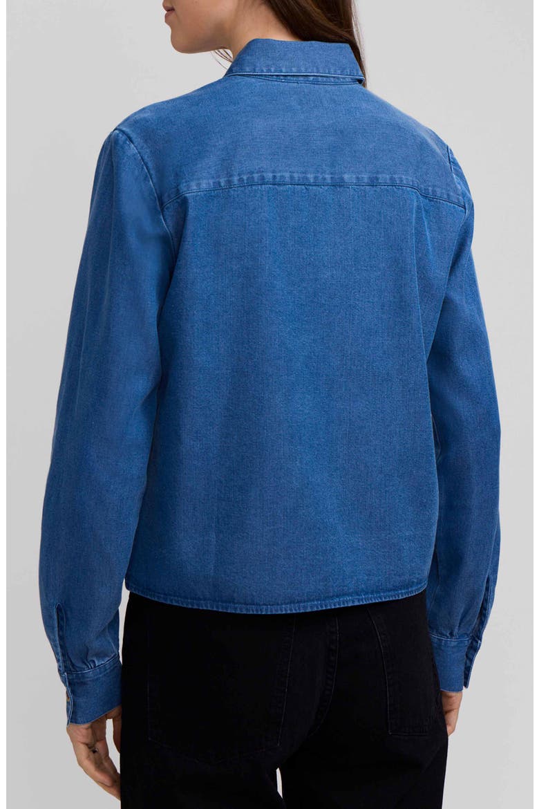 Jodie Denim Button-Up Shirt, Alternate, color, MEDIUM WASH BLUE