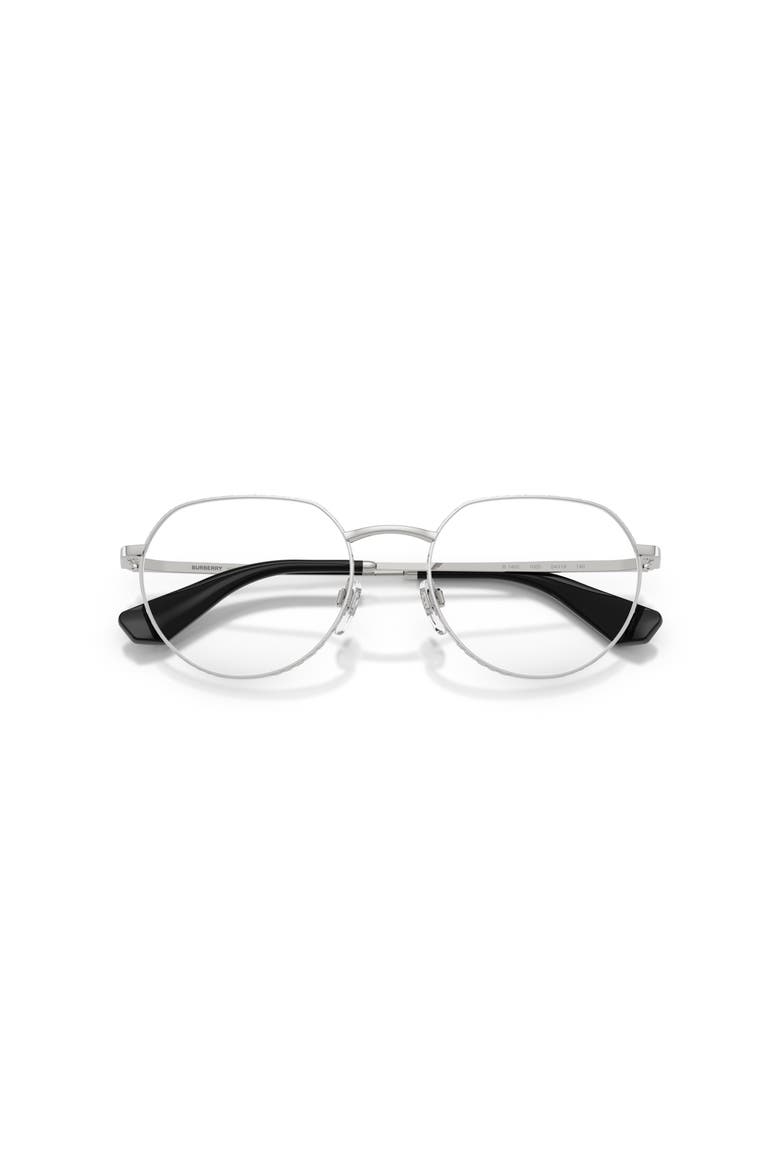 54mm Round optical glasses, Alternate, color, Silver