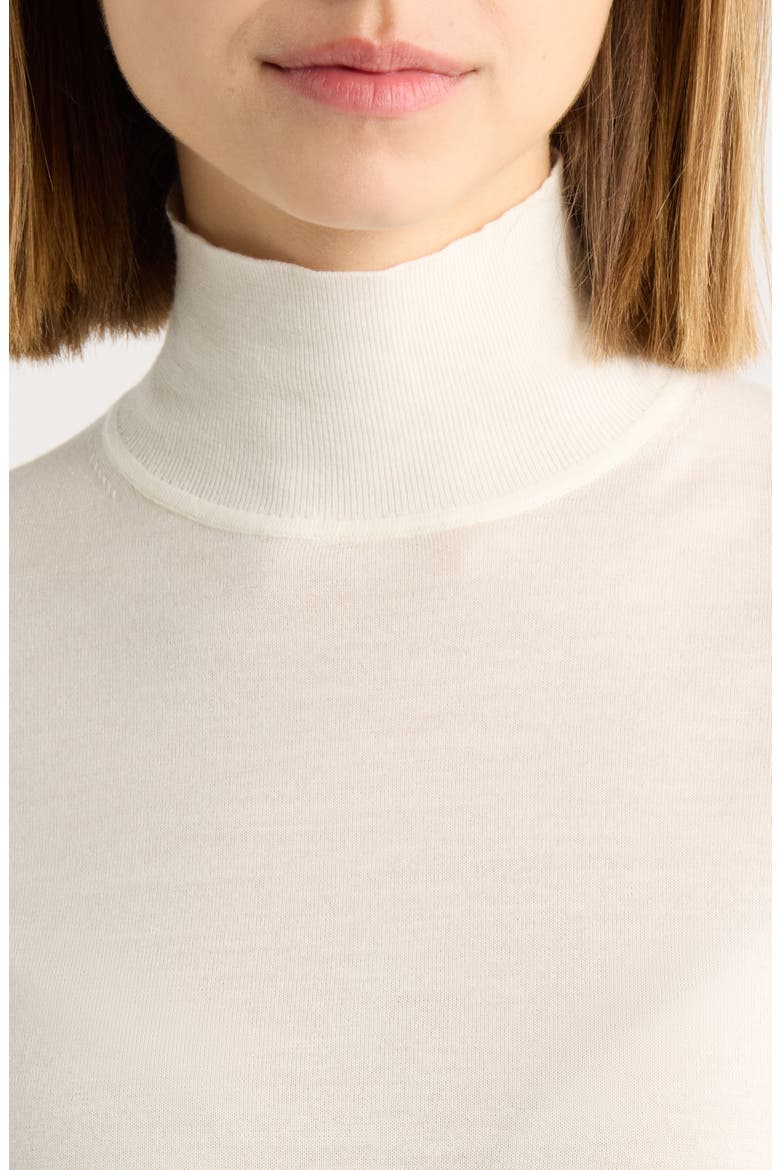 Wool Blend Mock Neck Sweater, Alternate, color, NEW IVORY - CX1