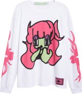 Chopova Lowena Bashful Oversize Jersey Graphic T-Shirt