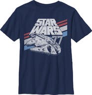 Star Wars Boys' Monochrome 77 Logo T-Shirt