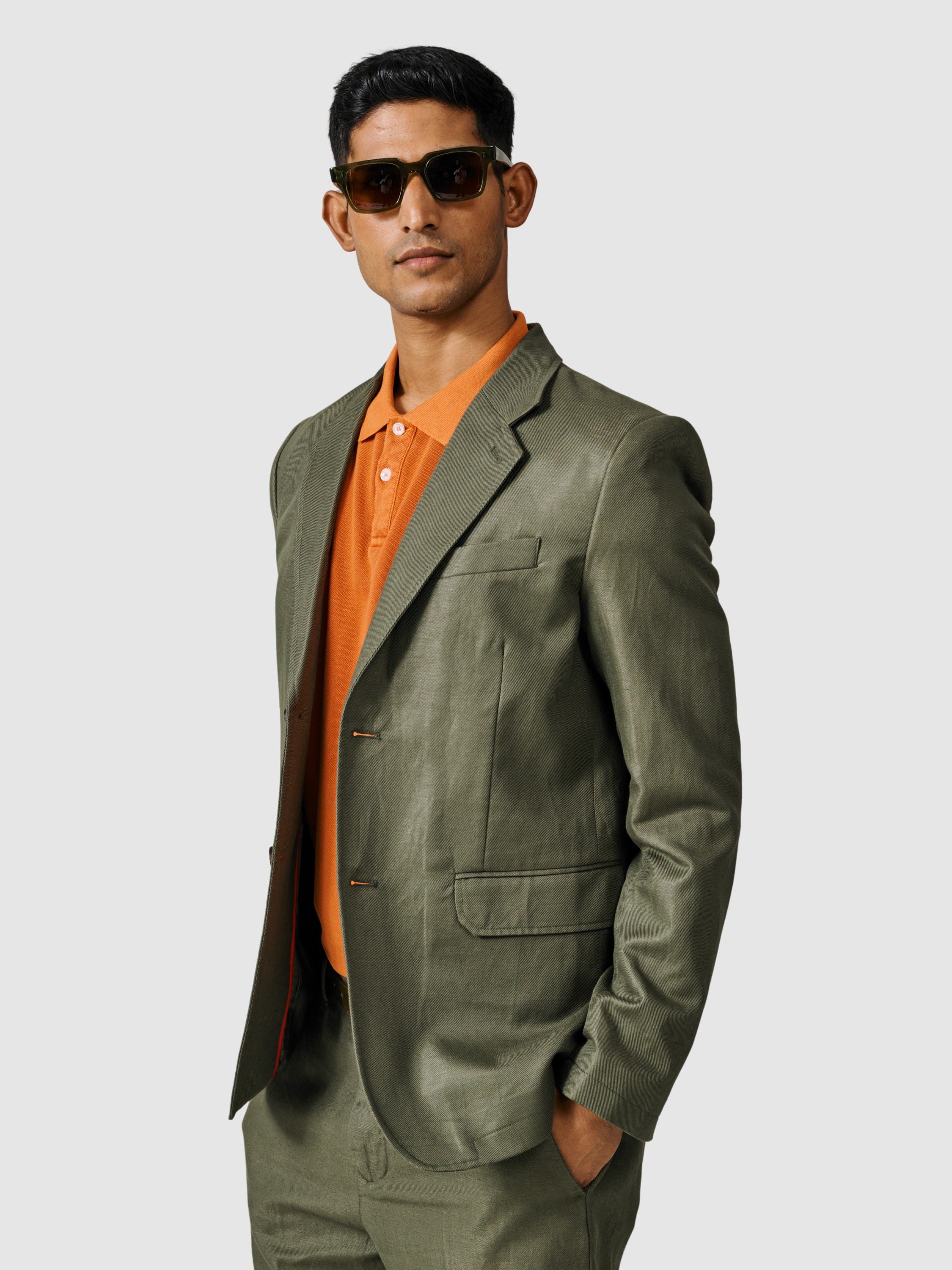 Axholme Tailored Linen Blend Blazer - image 3