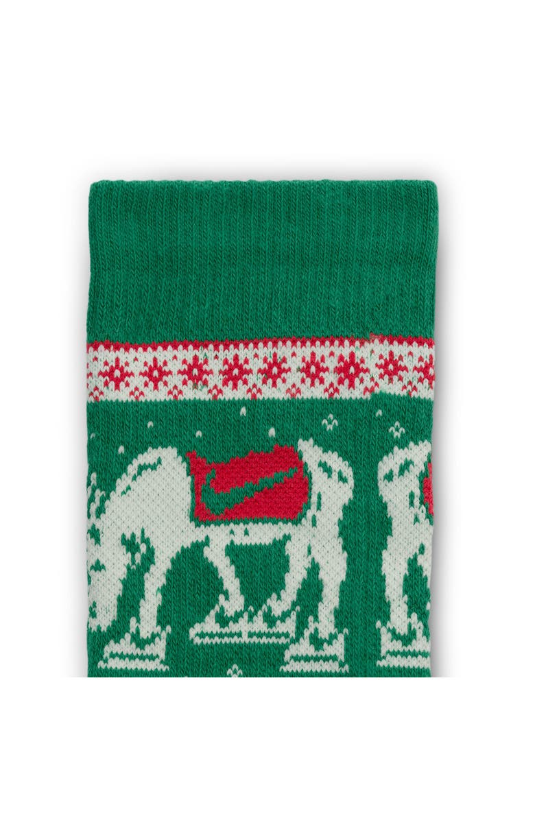 Nike Dri-Fit Assorted 2-Pack Crew Socks, Alternate, color, Green Multi