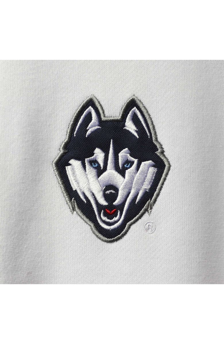 COLOSSEUM Men's Colosseum White UConn Huskies Tortugas Logo Quarter-Zip Jacket, Alternate, color, White