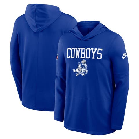 Men's Nike Royal Dallas Cowboys Sideline Alt Pack Dri-FIT Lightweight Hooded Top
