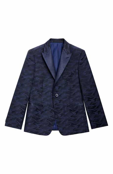 Kids' Camo Jacquard Blazer
