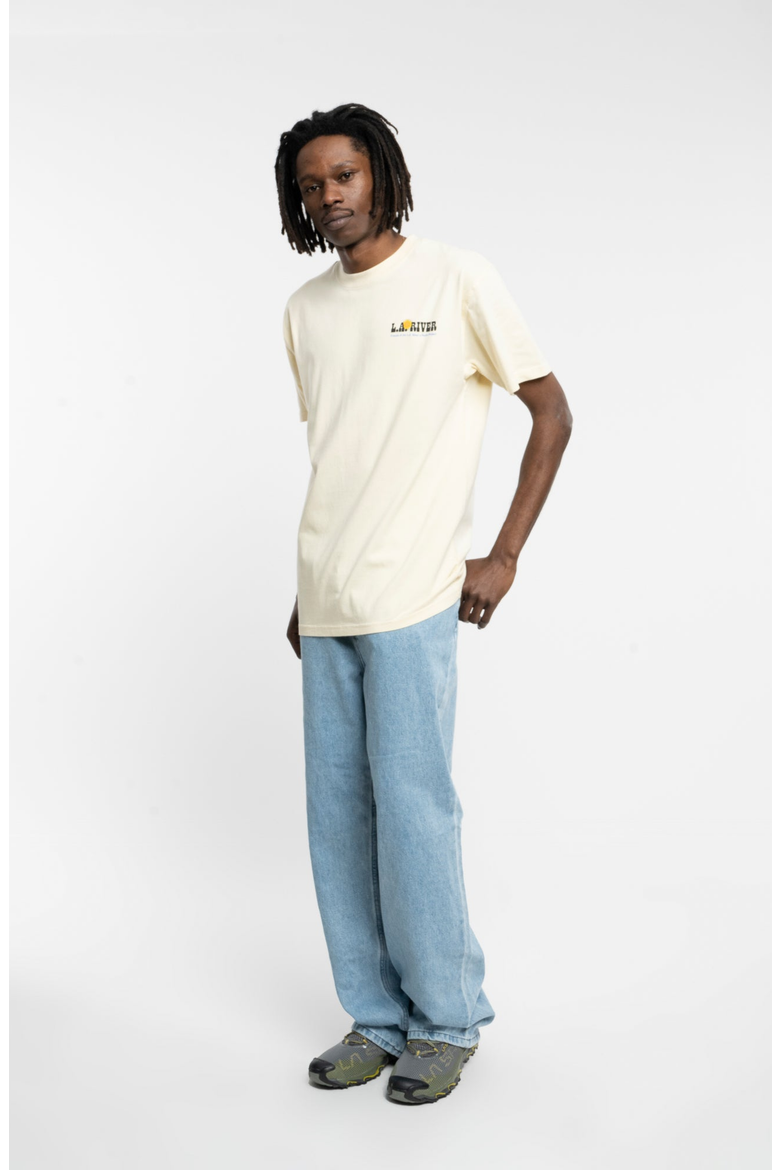 Welcome to LA River Tee, Alternate, color, Beige