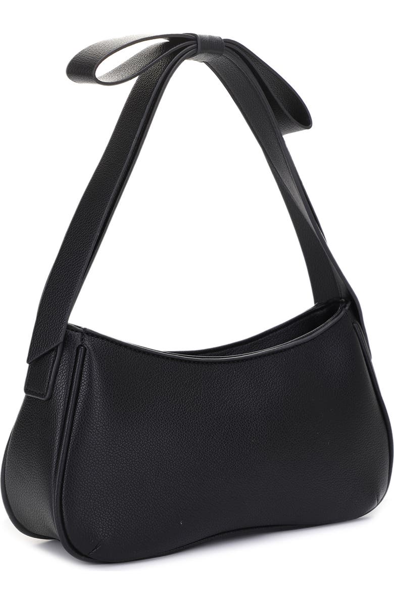 Mali + Lili Marissa Bow Recycled Vegan Leather Shoulder Bag, Alternate, color,