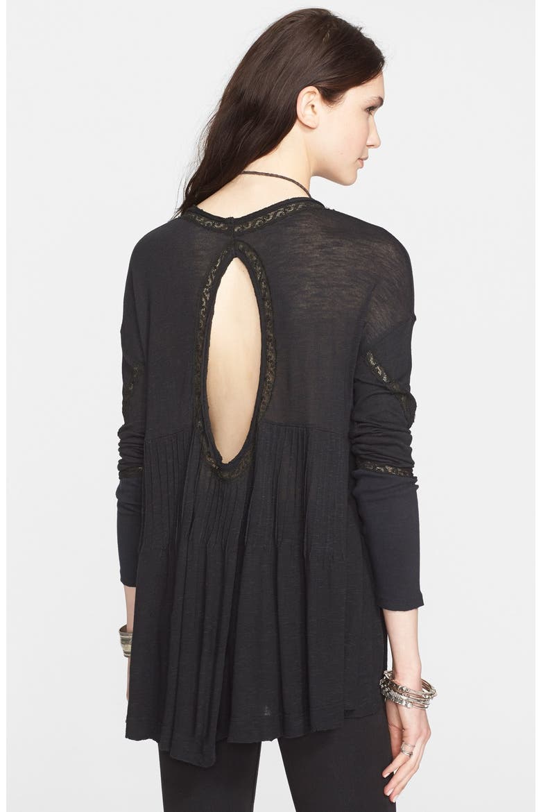 'New Hope' Long Sleeve Tunic, Alternate, color, BLACK