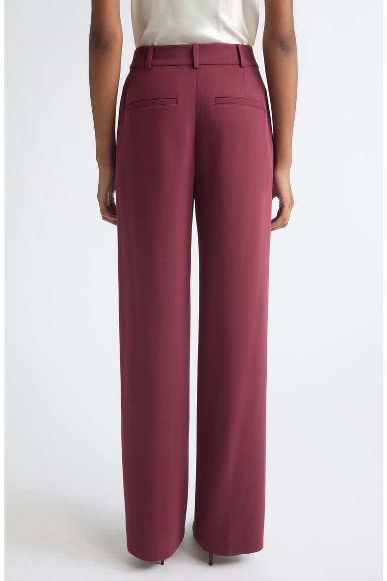Calla Wide Leg Pintuck Pants, Alternate, color, BLACK CHERRY