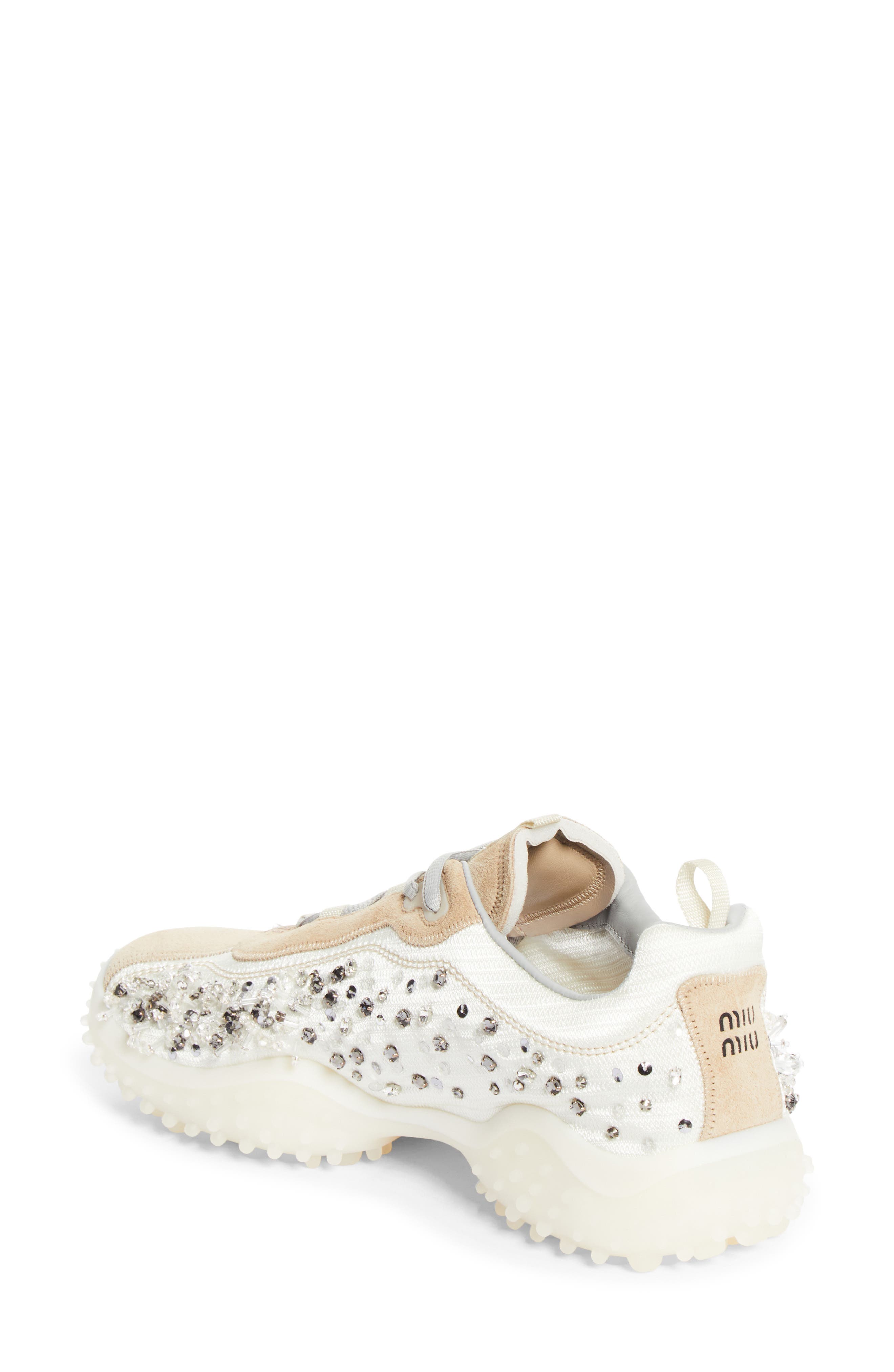 Trail Grip Embellished Sneaker, Alternate, color, AVORIO