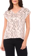 Vince Camuto Sequin Cap Sleeve Top