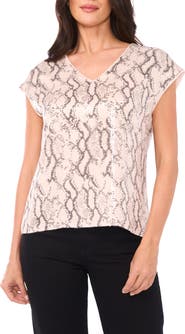 Vince Camuto Sequin Cap Sleeve Top