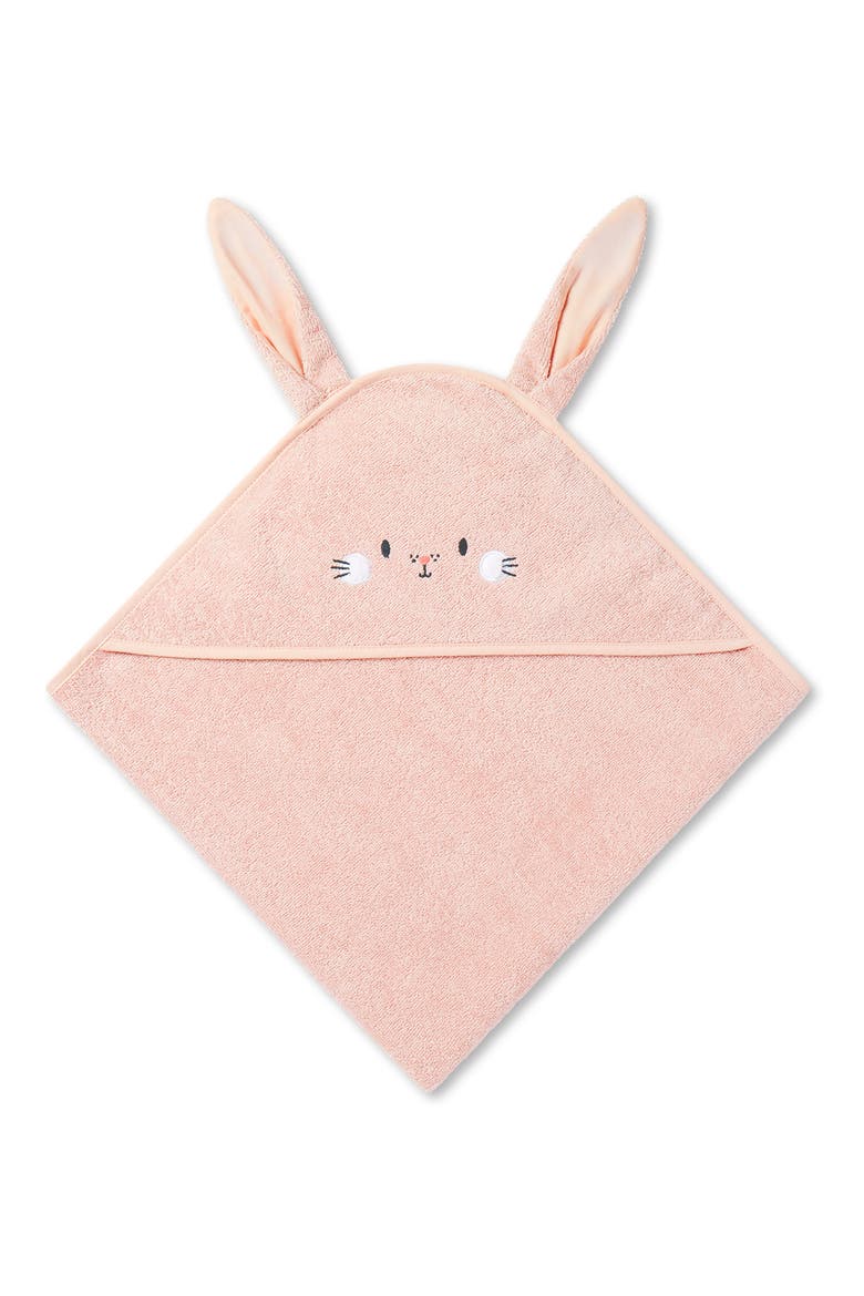 Animal Hooded Towel, Alternate, color, BLUSH