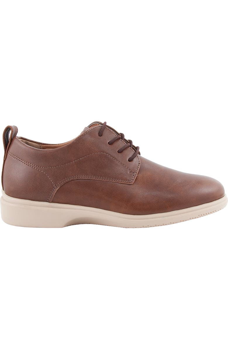 Deer Stags Kids' Lisbon Dress Shoe, Alternate, color, Brown