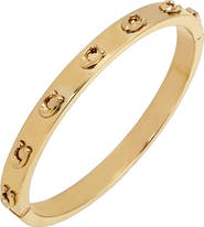 COACH Signature C Hinge Bangle